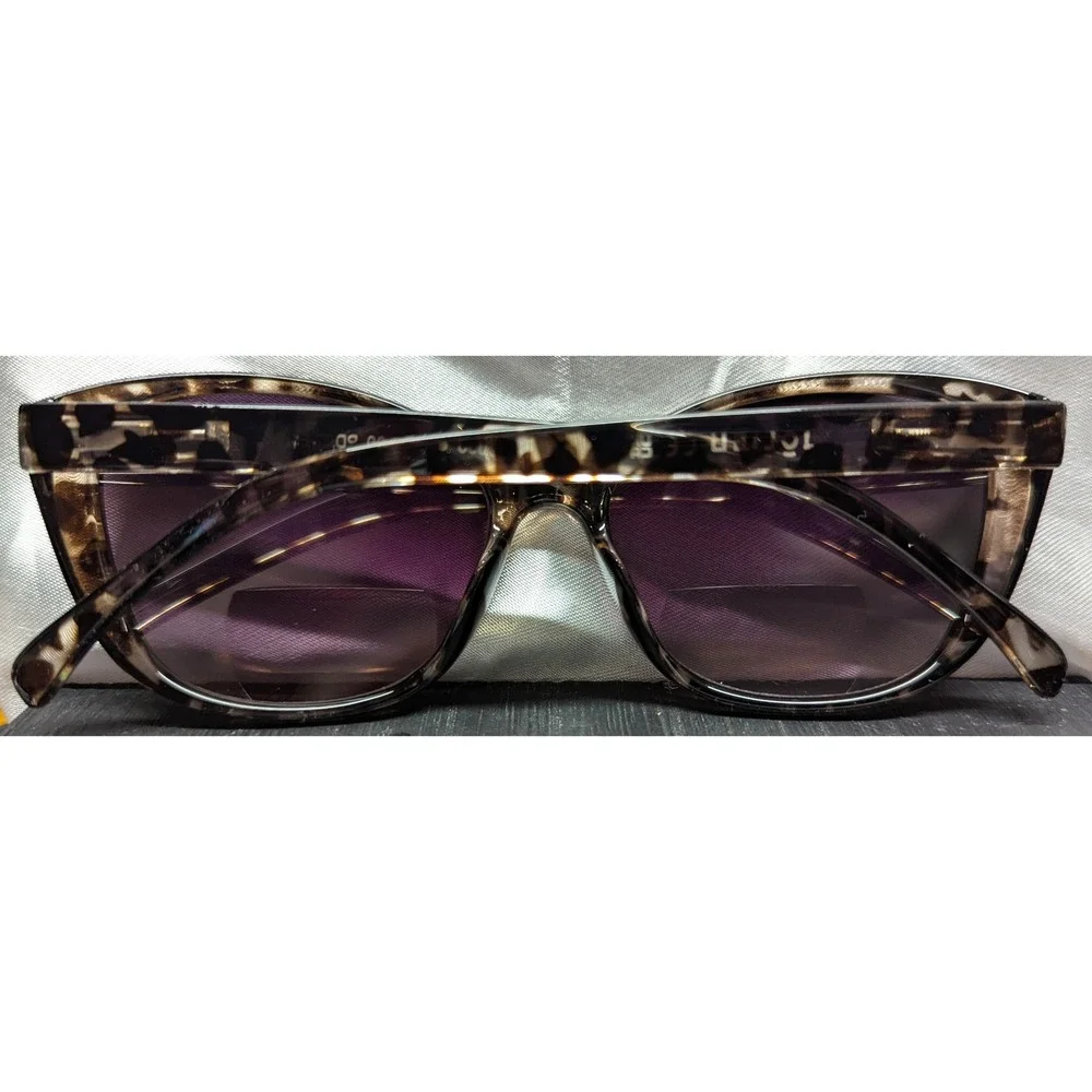 New Bifocal Reading Readers Sun Glasses +2.00 Tortoise Shell‎ Purple Gradient